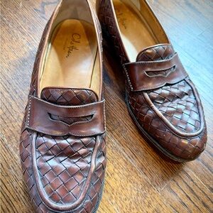 Cole Haan Woven Leather Loafers -men 13